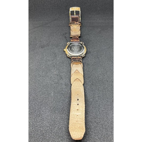 Vintage United Colors of Benetton by Bulova Leather band Dakota watch